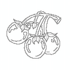 horse drawn vector illustration