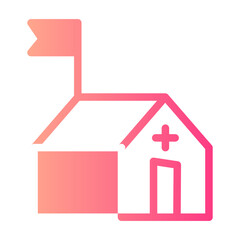 helping gradient icon