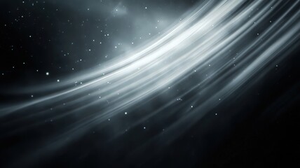 Dark Minimalist Abstract Design With Subtle Glowing Lights