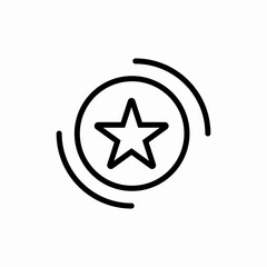 Favorite star rating review icon vector sign