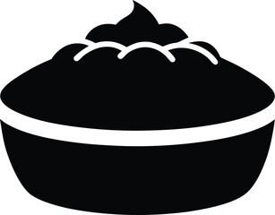 chocolate cake isolated on white