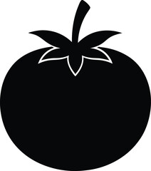 vector illustration of a tomato
