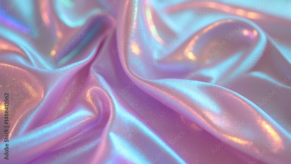 Poster abstract background of blurred holography in various colors