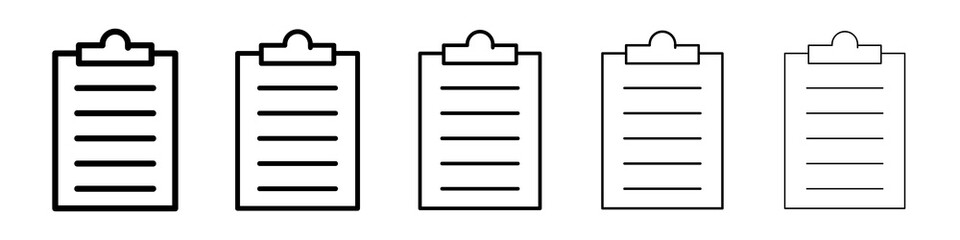 Clipboard icon concept. graphic design, logo, Web, UI.