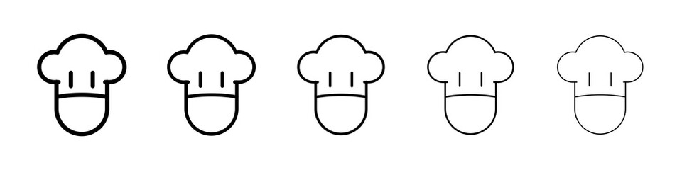 Chef icon concept. graphic design, logo, Web, UI.