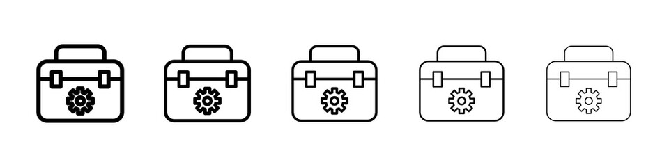 Toolbox icon concept. graphic design, logo, Web, UI.