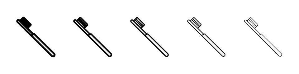 Toothbrush icon concept. graphic design, logo, Web, UI.