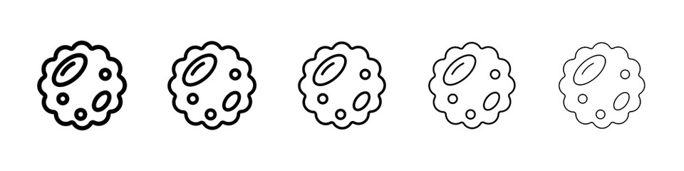 White blood cell icon concept. graphic design, logo, Web, UI.