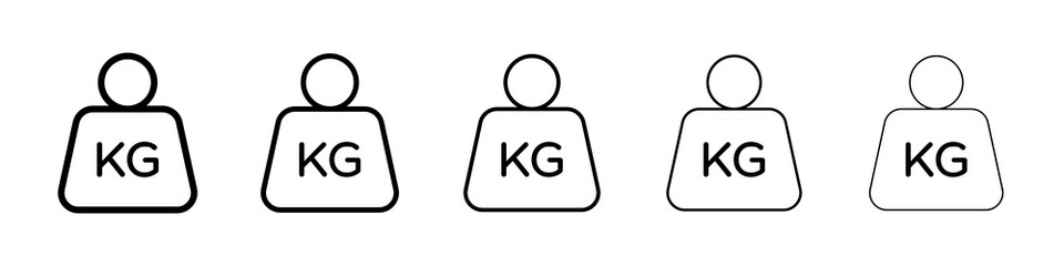 Weight icon concept. graphic design, logo, Web, UI.