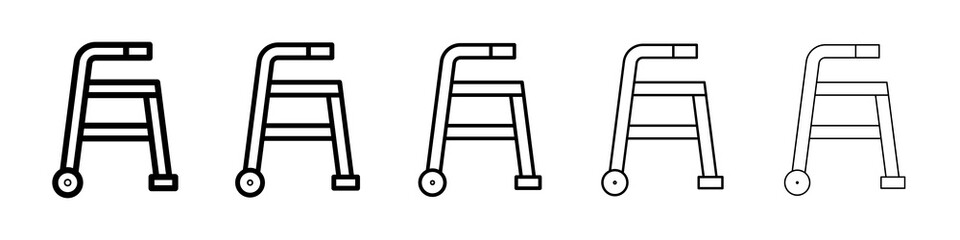 Walker icon concept. graphic design, logo, Web, UI.