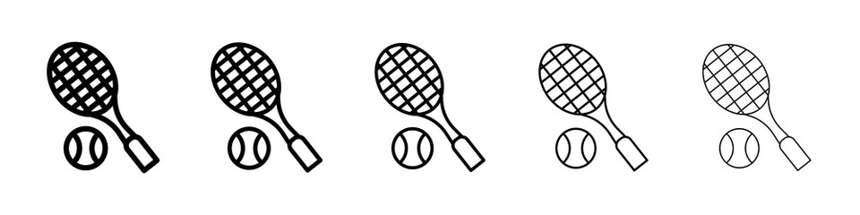 Tennis icon concept. graphic design, logo, Web, UI.