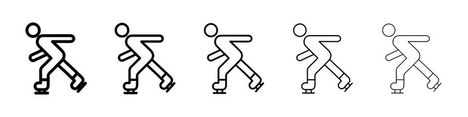 Skating icon concept. graphic design, logo, Web, UI.