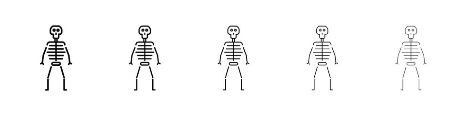 Skeleton icon concept. graphic design, logo, Web, UI.