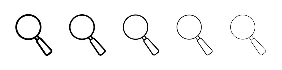 Search icon concept. graphic design, logo, Web, UI.