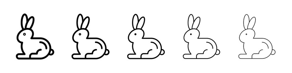 Rabbit icon concept. graphic design, logo, Web, UI.