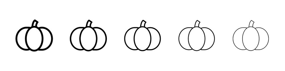 Pumpkin icon concept. graphic design, logo, Web, UI.