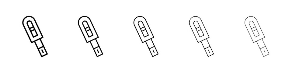 Pregnancy test icon concept. graphic design, logo, Web, UI.