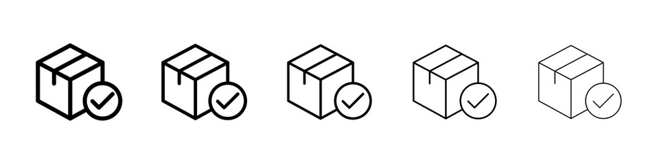 Order receive icon concept. graphic design, logo, Web, UI.