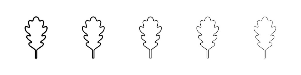 Oak Leaf icon concept. graphic design, logo, Web, UI. © Pop