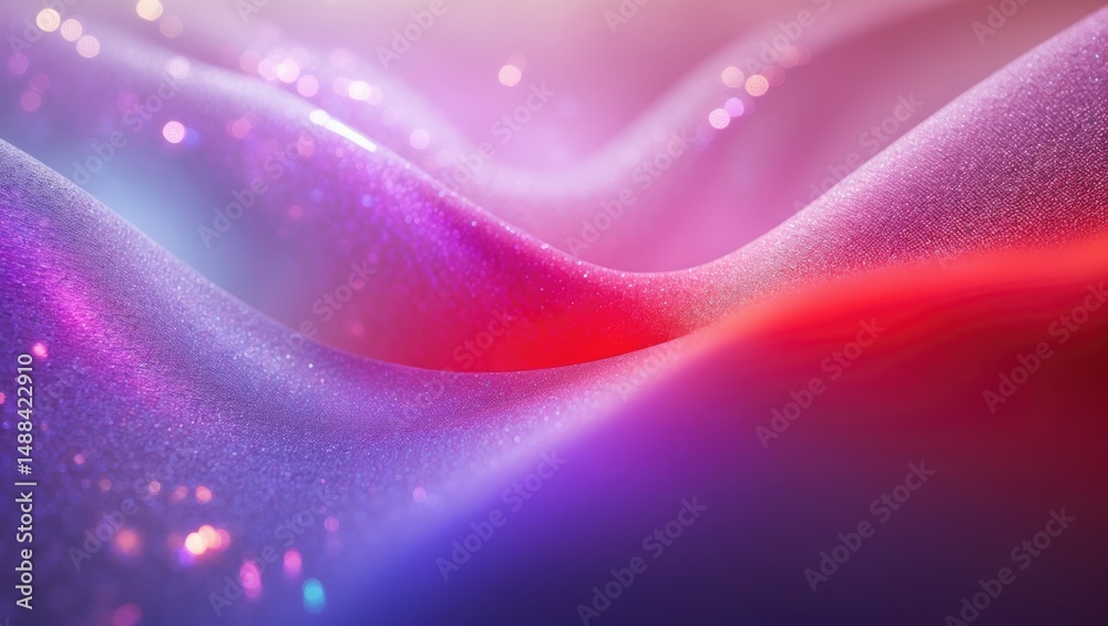 Poster holographic mesh gradient background abstract