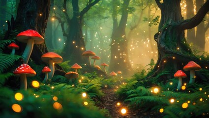 enchanted fairy woodland