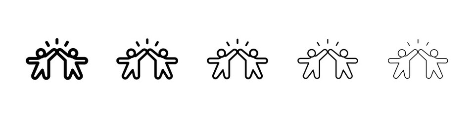 Friends icon concept. graphic design, logo, Web, UI.