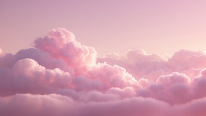 fuzzy sky gentle pink cloud backdrop