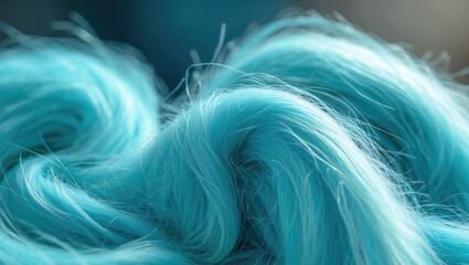 Obraz premium Abstract macro of light blue glass and fiber optic materials