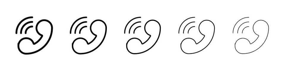 Call icon concept. graphic design, logo, Web, UI.