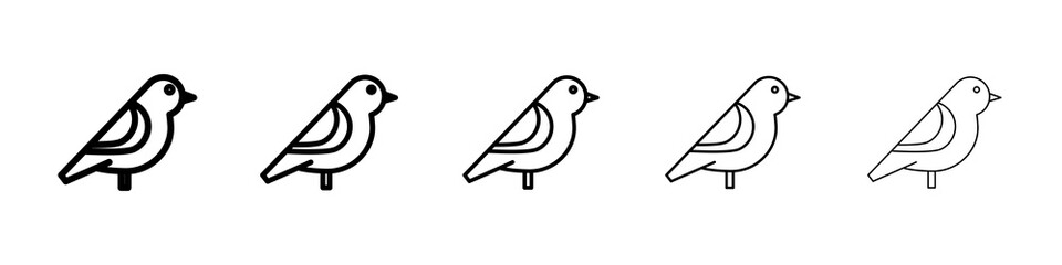 Bird icon concept. graphic design, logo, Web, UI.