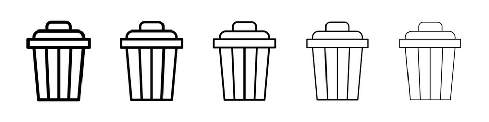Bin icon concept. graphic design, logo, Web, UI.
