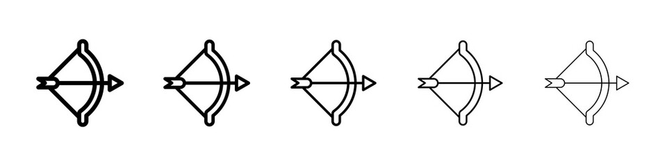 Archery icon concept. graphic design, logo, Web, UI.