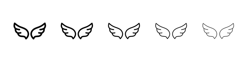 Angel icon concept. graphic design, logo, Web, UI.