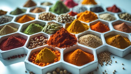 Fototapeta premium selection of spices