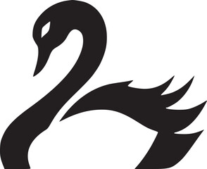 black swan silhouette tattoo ideas