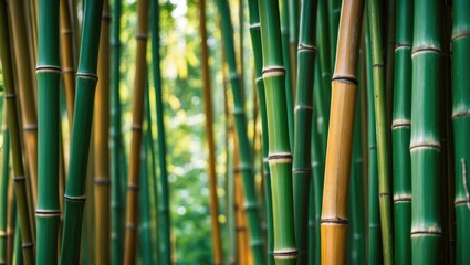 Fototapeta premium Bamboo Forest - backdrop