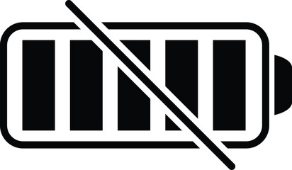 Battery icon design illustration