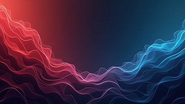 Arte digital abstracto con l&iacute;neas fluidas y gradiente crom&aacute;tico en constante movimiento para inspirar composiciones innovadoras