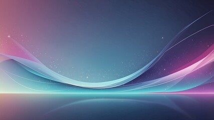 Fototapeta premium Fondo con forma abstracta con colores azules y rosas intensos con curvas orgánicas, ideal para inspirar proyectos de diseño innovador