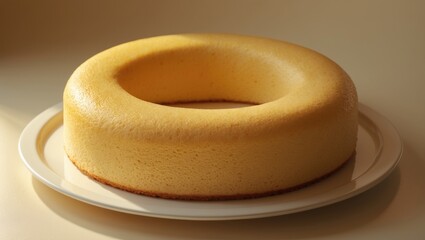 SOFT DISH OF CORNMEAL CAKE