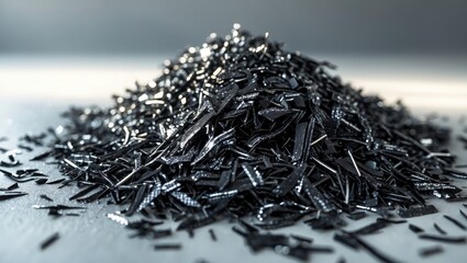 Light reflects off carbon fiber's surface in sunlight