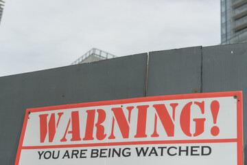 warning you are being watched
