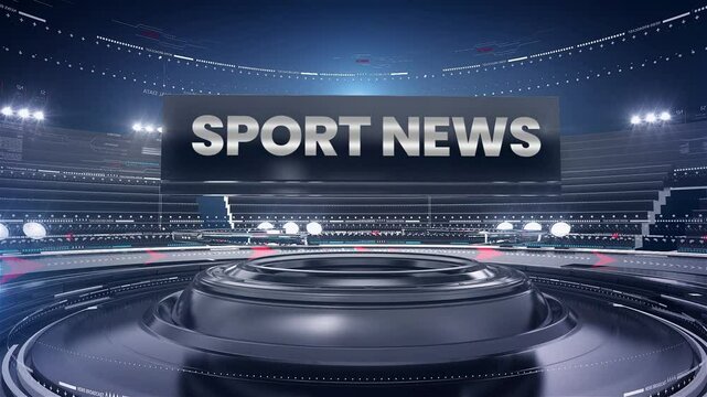 3d modern animated sport news intro