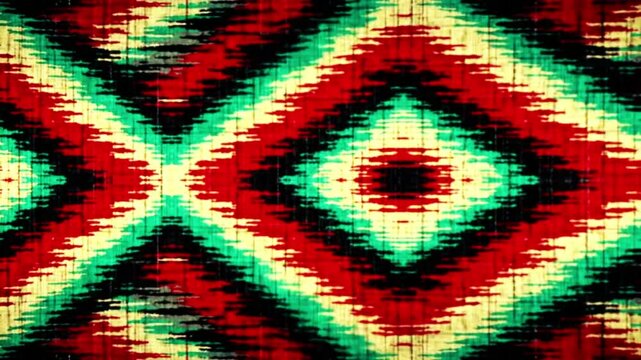 Vivid diamond textile pattern abstract design