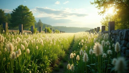 Obraz premium field of grass