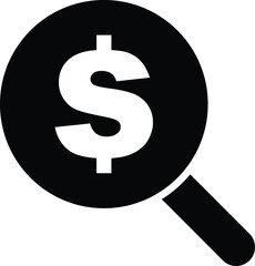 Usd icon design silhouette 