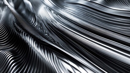 Trendy ultra-slim stripes and wave distortion lines backdrop featuring procedural ripples and abstract noise