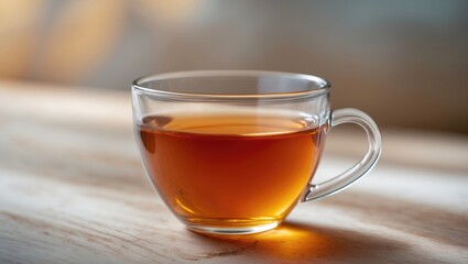 Tea cup in the backdrop.