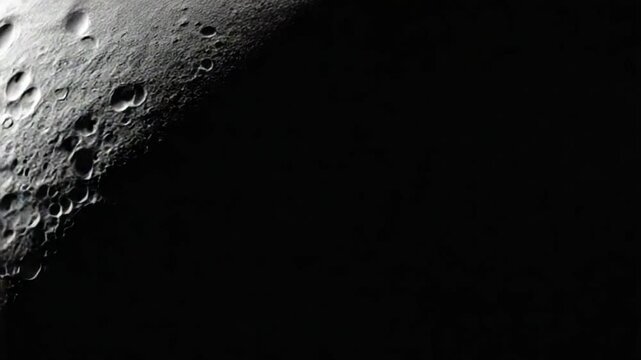 Moon surface with many craters