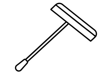 wiper icon silhouette line art vector illustration with a white background